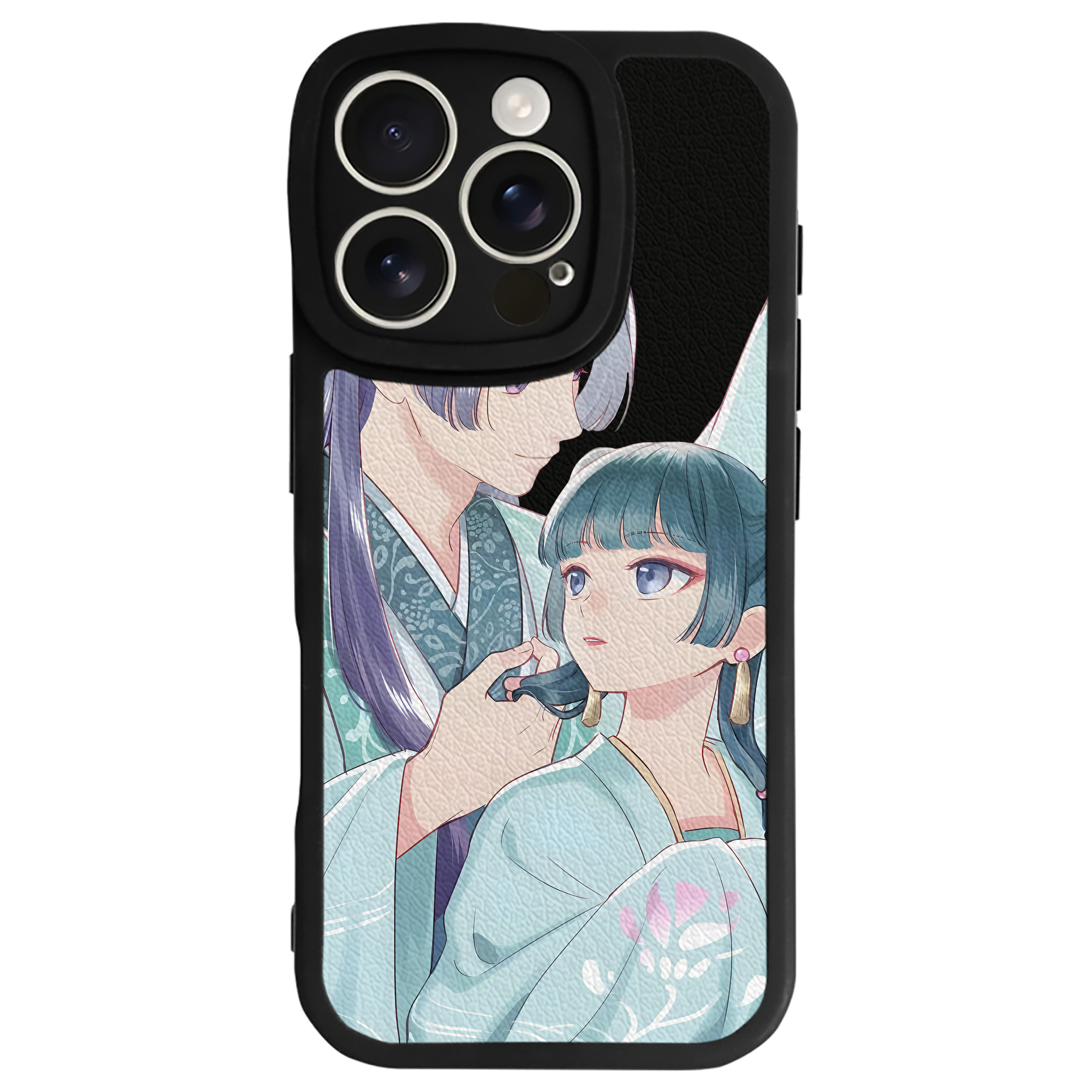 （画像用） 薬屋のひとりごと The Apothecary Diaries 【iPhone 16シリーズ対応】シリコンスマホケース（レザー調） 材質：シリコン